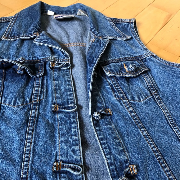 Vintage Denim Vest - Picture 3 of 4